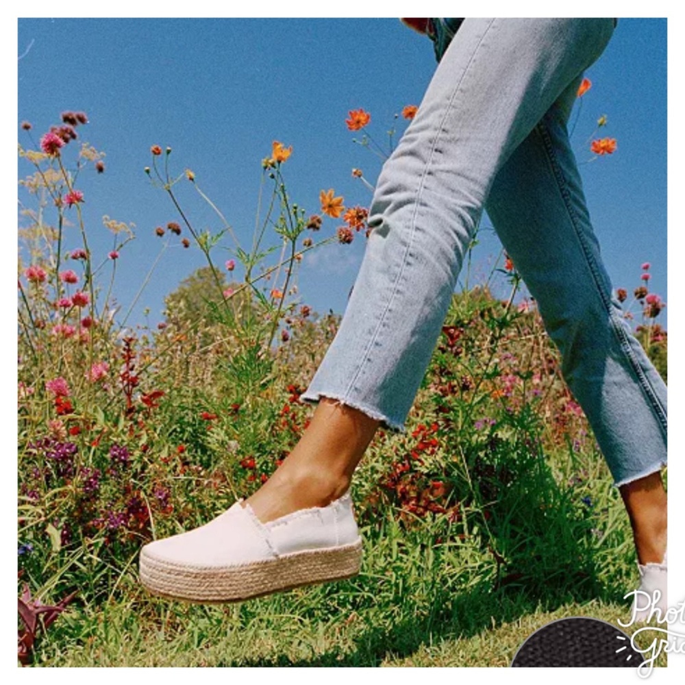 TOMS Valencia Canvas Platform Espradilles